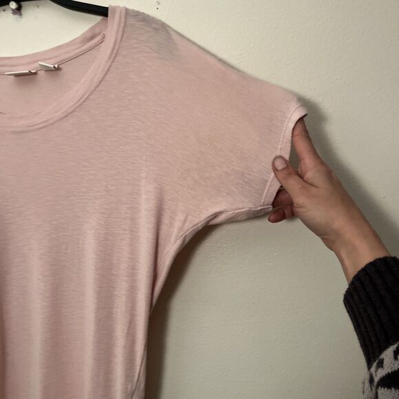 Saint Tropez West Women’s Modal Knit Bat Wing Crewneck Tee, Pink- XS - Picture 4 of 8